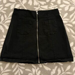 Brandy Melville Black Mini Skirt